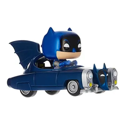 Funko Pop! Rides: Batman 80th - Blue Metallic Batmobile Vinyl Figure, Exclusive