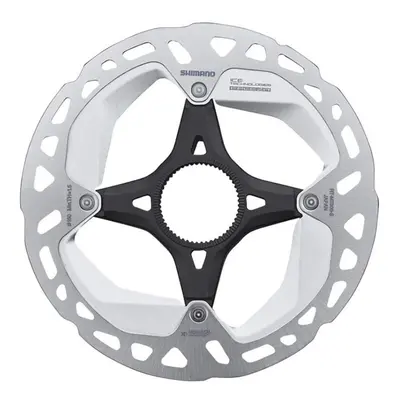 Shimano RT-MT800-S Disc Rotor - 160mm Center-Lock Silver/Black