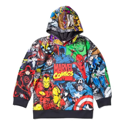 Marvel Avengers Spider-Man Venom Iron Man Little Boys Fleece Pullover