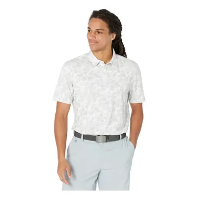 adidas Men's Standard Prisma Print Polo Shirt White Large