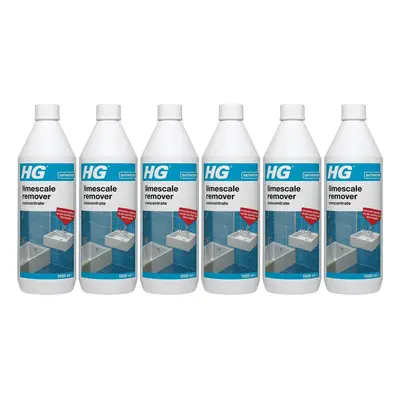 6 x HG Bathroom Limescale Remover Concentrate Litre