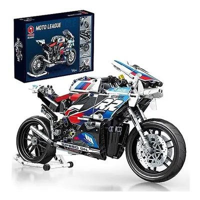 Technic Motorcycle Building Kits for BMW S1000RR, 768Pcs Technic Motorbike Construction Toys, MO