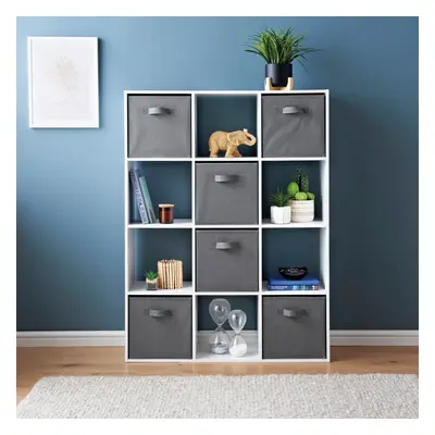 12 Cube Storage Unit Book Case Wooden Storage Cabinets