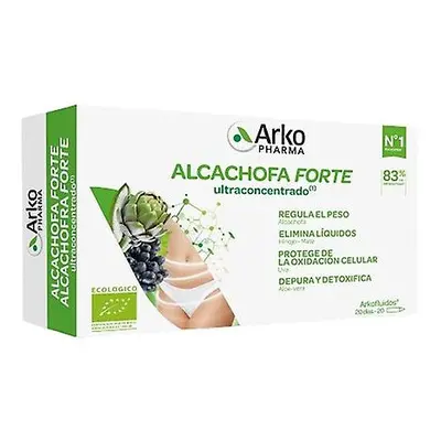 Arkofluido Artichoke Forte Bio ultra-concentrated ampoules of 15ml