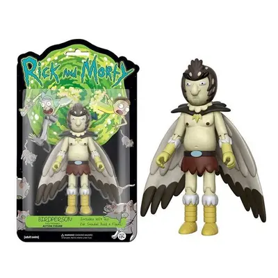 Rick and Morty Bird Person inch Figure + Build Snowball Part