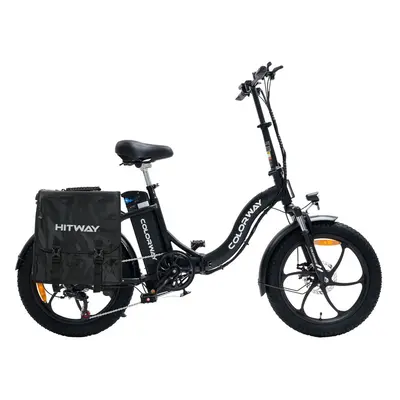 COLORWAY Electric Folding Bike, 20" Fat Tyre, Ah 250W 36V, 35-90KM