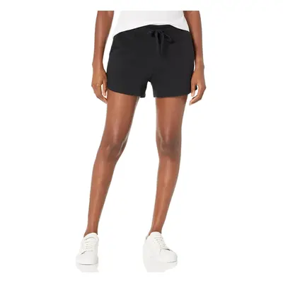 Amazon Essentials Womens French Terry Fleece Short, Black, XX-Large