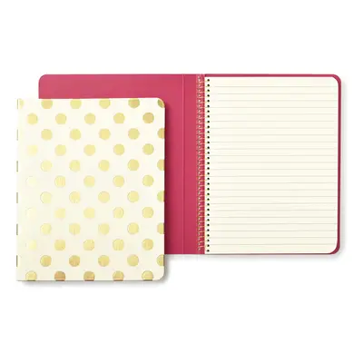 kate spade new york Spiral Notebook - Gold Dots