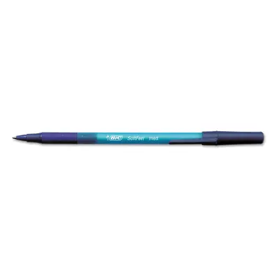 BIC SGSM11-BLUE Soft Feel Ball Pen Medium Point (1.0 mm) Blue 12-Count