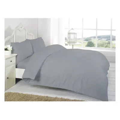 (Grey, Super King ) Egyptian Cotton Duvet Cover Set Thread