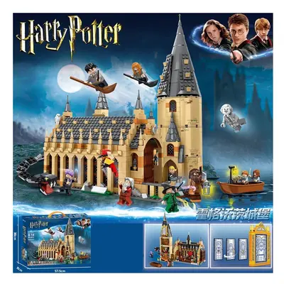 (Hogwarts Castle) Harry Building Potter Blocks Assembling Educational Toy Model Belfry Castle