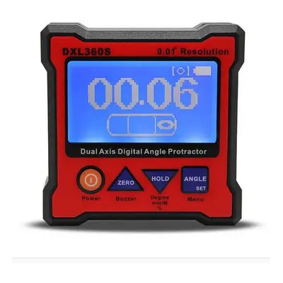 New DXL360S High-precision Dual Axis Digital LCD Angle Protractor Dual-axis Angle Level Gauge