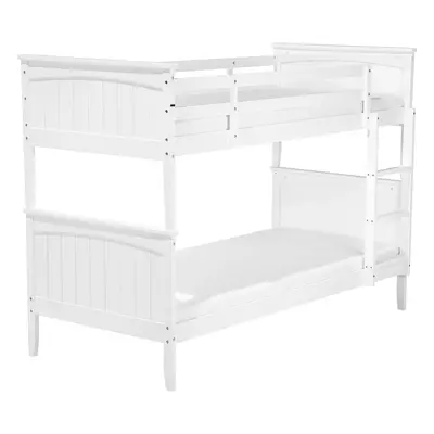 Bunk Bed Wood ALBON x cm (EU Single) White