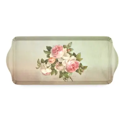 Pimpernel Antique Roses Collection Sandwich Tray Serving Platter Crudit and Appetizer Tray for I