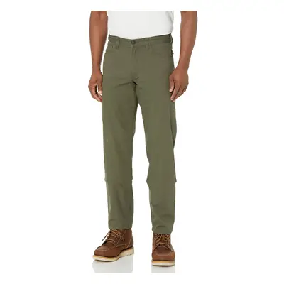 carhartt Mens Rugged Flex Relaxed Fit canvas 5-Pocket Work Pant Moss