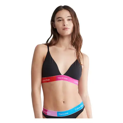 Calvin Klein Women's This is Love Lightly Lined Triangle Bra Black