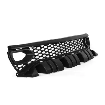 Upper Grille with Bezels Dual Inlets Black For Dodge Charger SRT Scat Pack