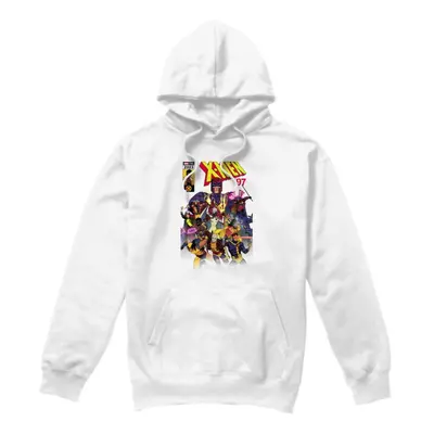 (XXL, White) Marvel Mens X-Men Comic Cover Team Hoodie