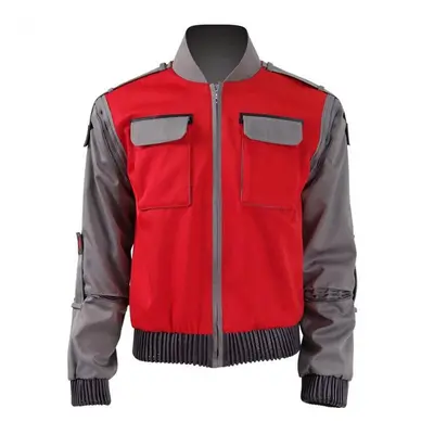 (Jacket Only, 3XL) Back To The Future Mardi Cosplay Costume Jacket