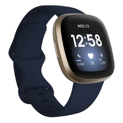 FitBit Versa Health and Fitness Smartwatch - Blue / Soft Gold Aluminium