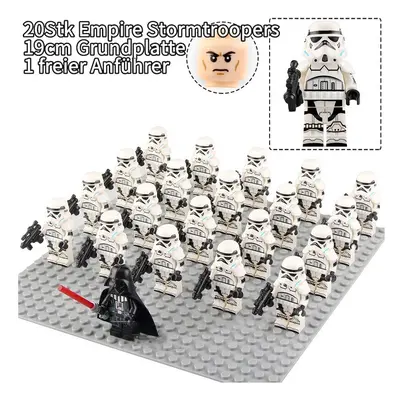 21Pcs Fit Lego Star Wars Empire Storm Trooper Minifigures Kids Toys