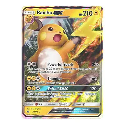 Pokemon - Raichu-GX - 29/73 - Ultra Rare