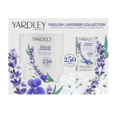 Yardley London Lavender Talc & Soap Set, g Y72X2010-3