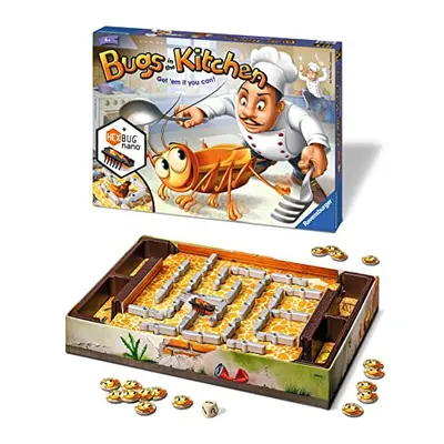 Bugs in the Kitchen Board Game for Kids Age Years and Up - to Players - Catch the Hexbug Nano!