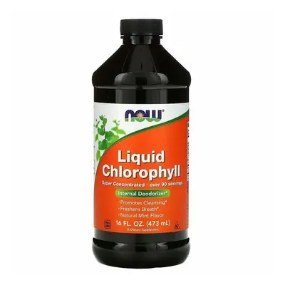 NOW Foods Chlorophyll Liquid Mint Flavour - ml