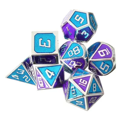 () 7Pcs Polyhedral Dices Set for Dungeons Dragons D20 D12 D10 D8 D6 D4 Games +Storage Pouches Ba