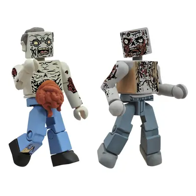 Diamond Select Toys Walking Dead Minimates Series Herd Zombies 2Pack