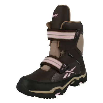 (UK 4.5, Earth/Khaki/Tutu Pink (Brown)) Ladies Reebok Strap Snow Boots Canyon Aro