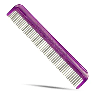 Hair Doctor Vanity Comb with silky smooth rotating teeth prevents hair loss and damage 7" Royal 