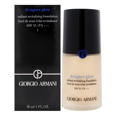 Designer Glow Radiant Revitalizing Foundation SPF PA Plus - by Giorgio Armani for Women - oz Fou