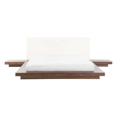 Waterbed ZEN x cm (EU King Size) Faux Leather Brown