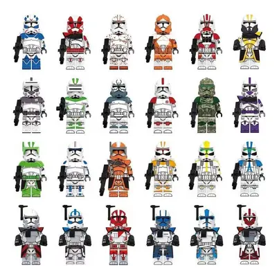 (Style D) Star Wars Clone Troopers Minifigures Gift Fit Lego