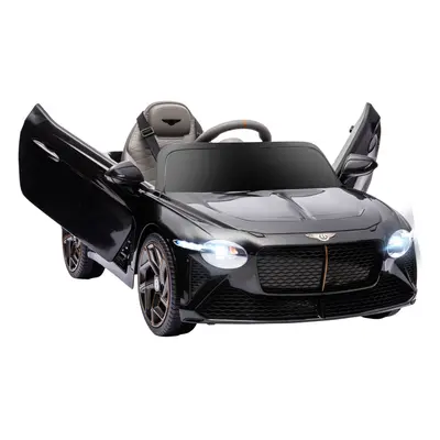 HOMCOM Bentley Bacalar Licensed 12V Kids Electric Ride-On w/ Remote - Black