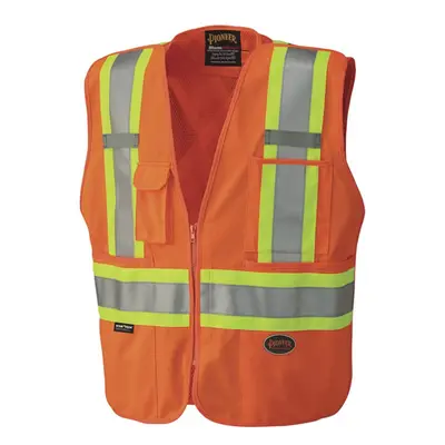 Pioneer Hi-Vis Safety Vest - StarTech Reflective Tape - Snap Break Awa