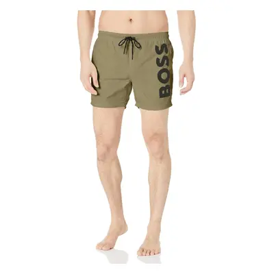 BOSS Men's Standard Octopus Swim Trunks Dark Fern Green