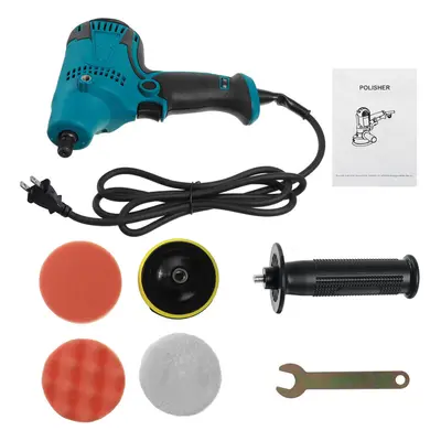 (Advanced Version, US Plug) 600W Inch Car Polisher Speed Regulated Multifunctional Electric Poli