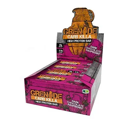 Grenade Carb Killa High Protein and Low Carb Bar, x g - Dark Chocolate Raspberry