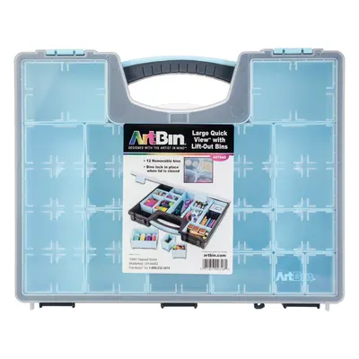 Artbin Quick View Large W/Removable Bins-13 Bins -6874AG