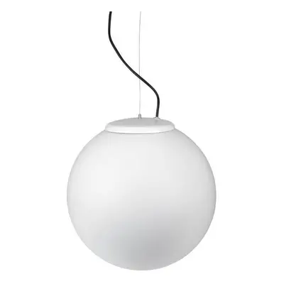 Leds-C4 Cisne - Light Large Outdoor Globe Ceiling Pendant Light White IP44, E27