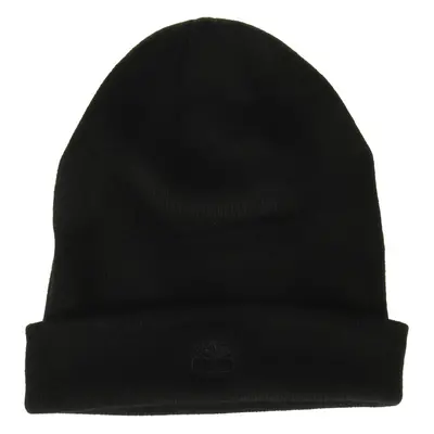 Timberland Men's Cuffed Beanie with Embroidered Logo Pitch Black S