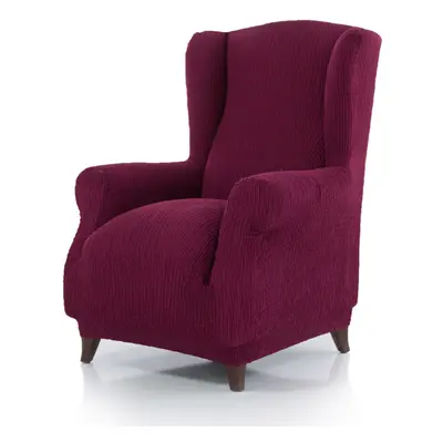 (Winged Armchair measuring cm to cm, Purple) Luxury Clare Armchair Cover Multi-Stretch Slipcover