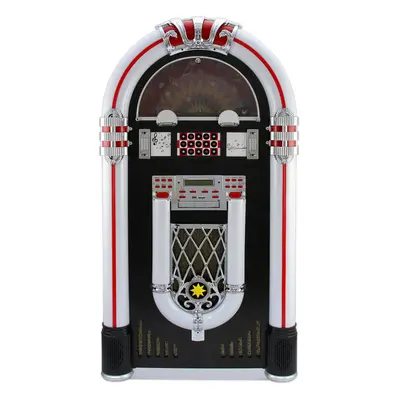 Jukebox Vintage Retro Stereo Vinyl Record Player CD FM Radio Bluetooth MP3 USB