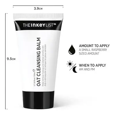 The INKEY List Oat Cleansing Balm, Removes Makeup and Cleanse Sensitive Skin 150ml