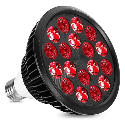 Red Light Therapy Bulb, LEDs Red Light Therapy Lamp for Body and Face with 660nm Red and 850nm I