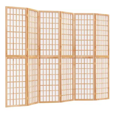 (brown, x cm) vidaXL Folding 6-Panel Room Divider Japanese Style Shoji Multi Colours/Sizes