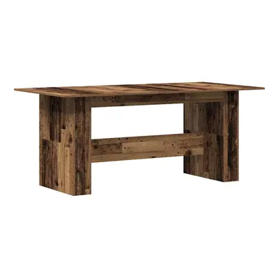 (old wood) vidaXL Dining Table Kitchen Dinner Table Dining Room Table Engineered Wood